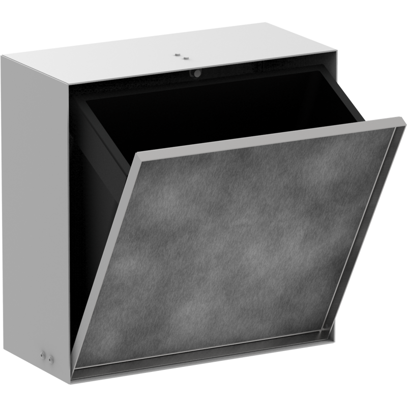 Wnęka ścienna z koszem na śmieci i drzwiczkami do wyłożenia płytkami 300/300/140 Biały Matowy XtraStoris Rock HANSGROHE 56090700