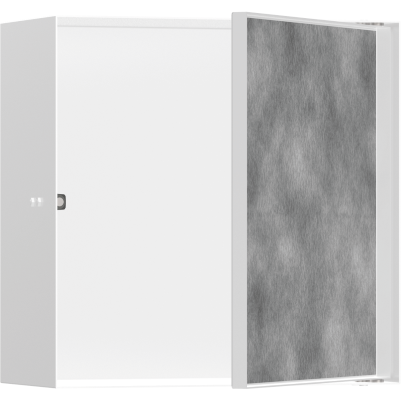 Wnęka ścienna z drzwiczkami do wyłożenia płytkami 300/300/140 Biały Matowy XtraStoris Rock HANSGROHE 56091700