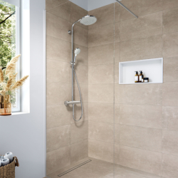 Wnęka ścienna z ozdobną ramką 300/150/70 Biały Matowy XtraStoris Original HANSGROHE 56092700