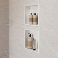 Wnęka ścienna z ozdobną ramką 300/300/70 Biały Matowy XtraStoris Original HANSGROHE 56093700