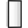 Wnęka ścienna Biały Matowy z ozdobną ramką 300/150/100 Czarny Matowy XtraStoris Individual HANSGROHE 56096670