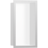 Wnęka ścienna Biały Matowy z ozdobną ramką 300/150/100 Stal Szlachetna Szczotkowana XtraStoris Individual HANSGROHE 56096800