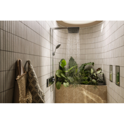 Wnęka ścienna Biały Matowy z ozdobną ramką 300/150/100 Stal Szlachetna Szczotkowana XtraStoris Individual HANSGROHE 56096800