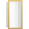 Wnęka ścienna Biały Matowy z ozdobną ramką 300/150/100 Złoty Optyczny Polerowany XtraStoris Individual HANSGROHE 56096990