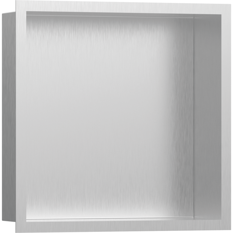 Wnęka ścienna Stal Szlachetna brushed z ramką 300/300/100 Stal Szlachetna brushed XtraStoris Individual HANSGROHE 56097800