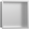 Wnęka ścienna Stal Szlachetna brushed z ramką 300/300/100 Stal Szlachetna brushed XtraStoris Individual HANSGROHE 56097800