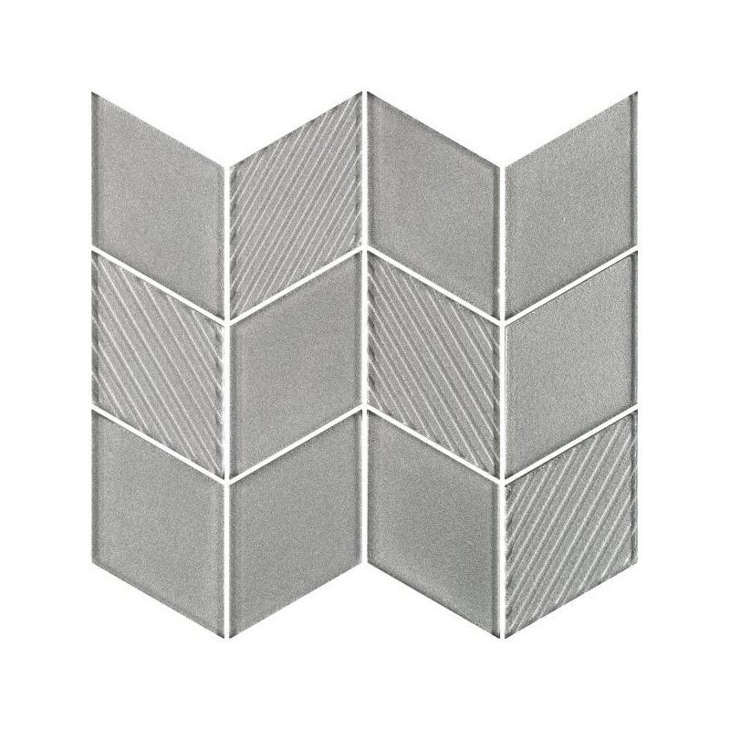 UNIWERSALNA MOZAIKA SZKLANA SILVER ROMB 20,5X23,8 GAT.1 (P.50361)
