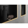 Wnęka ścienna Czarny Matowy z ozdobną ramką 300/300/100 Złoty Optyczny Polerowany XtraStoris Individual HANSGROHE 56098990