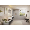 Wnęka ścienna Biały Matowy z ozdobną ramką 300/300/100 Czarny Chrom Szczotkowany XtraStoris Individual HANSGROHE 56099340