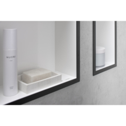Wnęka ścienna Biały Matowy z ozdobną ramką 300/300/100 Czarny Matowy XtraStoris Individual HANSGROHE 56099670