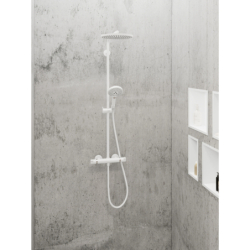 Wnęka ścienna Biały Matowy z ozdobną ramką 300/300/100 Biały Matowy XtraStoris Individual HANSGROHE 56099700