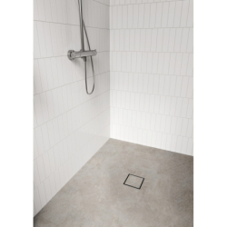 odpływ punktowy 150/150, ruszt ozdobny/do wyłożenia płytkami Stal Szlachetna Szczotkowana RainDrain Spot HANSGROHE 56112800