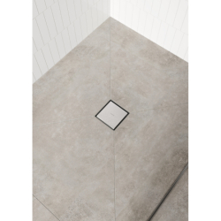 odpływ punktowy 150/150, ruszt ozdobny/do wyłożenia płytkami Stal Szlachetna Szczotkowana RainDrain Spot HANSGROHE 56112800