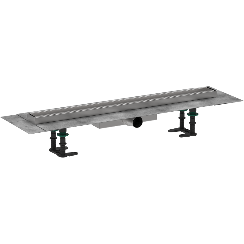 Kompletny odpływ liniowy 700, ruszt do wyłożenia płytkami, niski RainDrain Compact HANSGROHE 56165000
