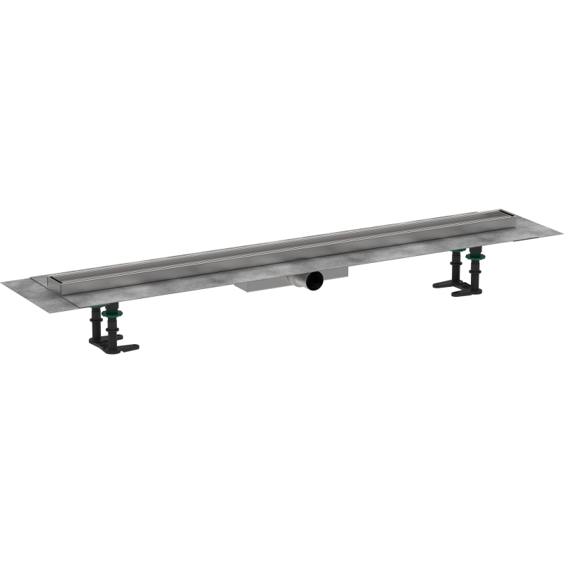 Kompletny odpływ liniowy 1000, ruszt do wyłożenia płytkami, niski RainDrain Compact HANSGROHE 56171000