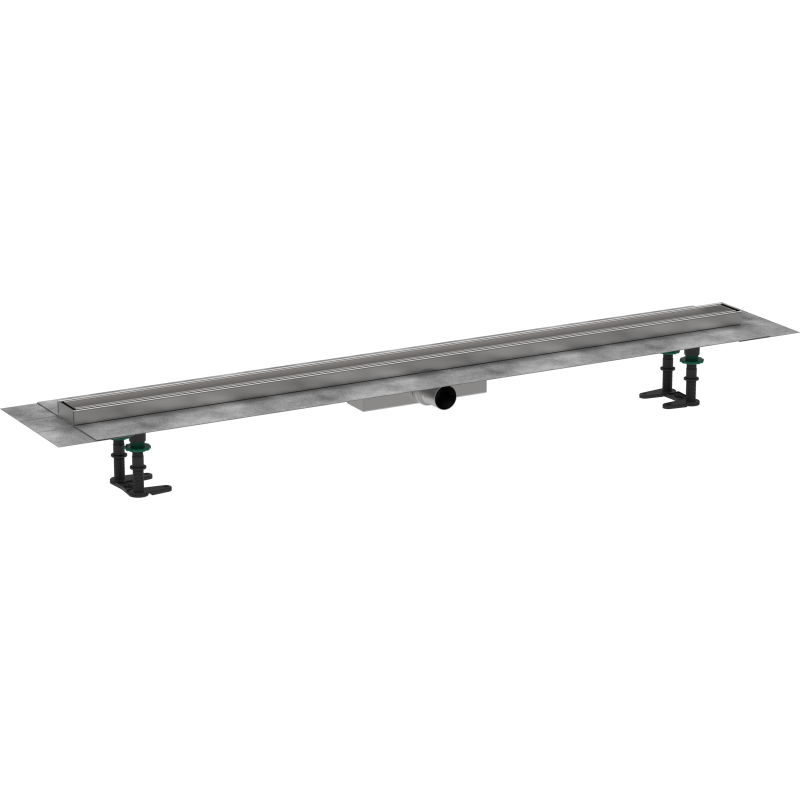 Kompletny odpływ liniowy 1200, ruszt do wyłożenia płytkami, niski RainDrain Compact HANSGROHE 56173000