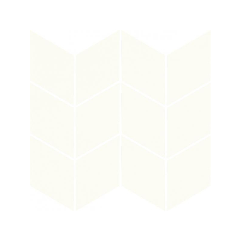 UNIWERSALNA MOZAIKA PRASOWANA BIANCO PARADYZ ROMB BRAID 20,5X23,8 GAT.1 (P.50399)