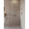 Kompletny odpływ liniowy 900, standardowy/niski Stal Szlachetna Szczotkowana RainDrain Allround HANSGROHE 56188800