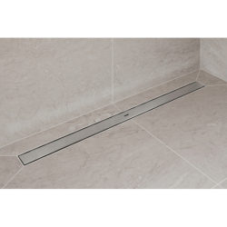 Kompletny odpływ liniowy 1000, standardowy/niski Stal Szlachetna Szczotkowana RainDrain Allround HANSGROHE 56189800