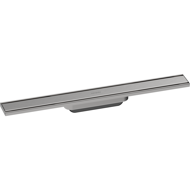Element zewnętrzny odpływu liniowego 600 Stal Szlachetna Szczotkowana RainDrain Original HANSGROHE 56196800
