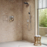 Element zewnętrzny odpływu liniowego 600 Stal Szlachetna Szczotkowana RainDrain Original HANSGROHE 56196800