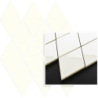 UNIWERSALNA MOZAIKA PRASOWANA BIANCO PARADYZ ROMB PILLOW 20,6X23,7 GAT.1 (P.50407)