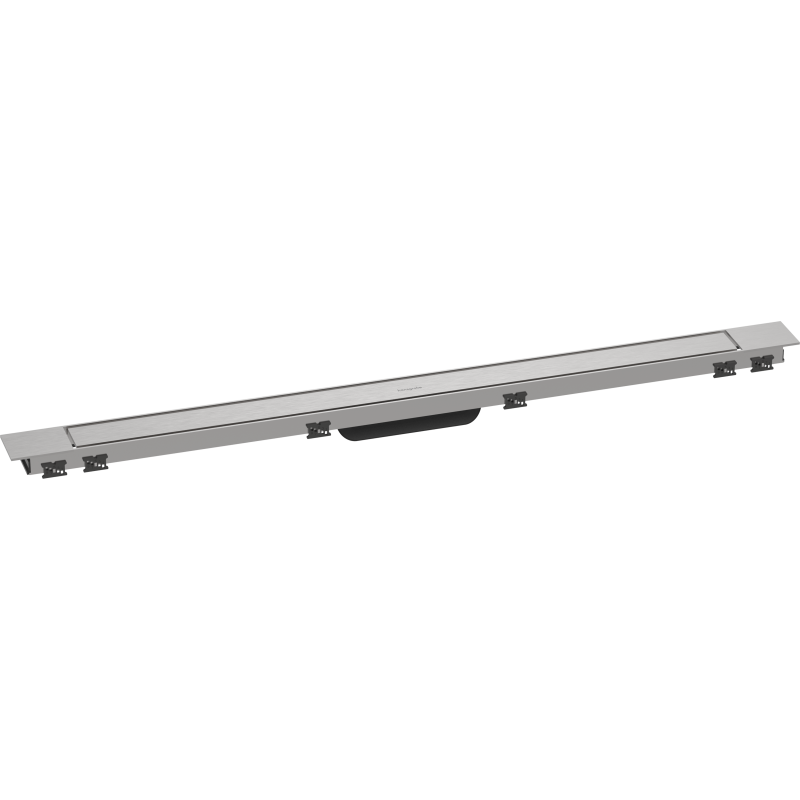 El. zew. odpływu liniowego 1000 ze stelażem reg. wys. Stal Szlachetna Szczotkowana RainDrain Match Plus HANSGROHE 56217800