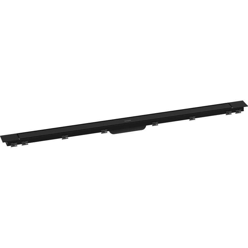 Element zewnętrzny odpływu liniowego 1200 ze stelażem reg. wys. Czarny Matowy RainDrain Match Plus HANSGROHE 56218670