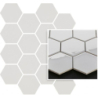 UNIWERSALNA MOZAIKA PRASOWANA GRYS PARADYZ HEXAGON 22X25,5 GAT.1 (P.50417)