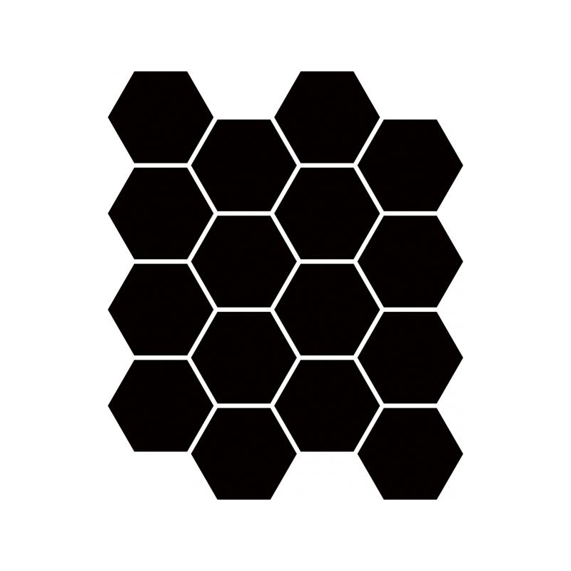 UNIWERSALNA MOZAIKA PRASOWANA NERO PARADYZ HEXAGON 22X25,5 GAT.1 (P.50419)