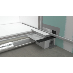Element zewnętrzny odpływu liniowego 1000, montaż przyścienny RainDrain Minimalistic HANSGROHE 56222000