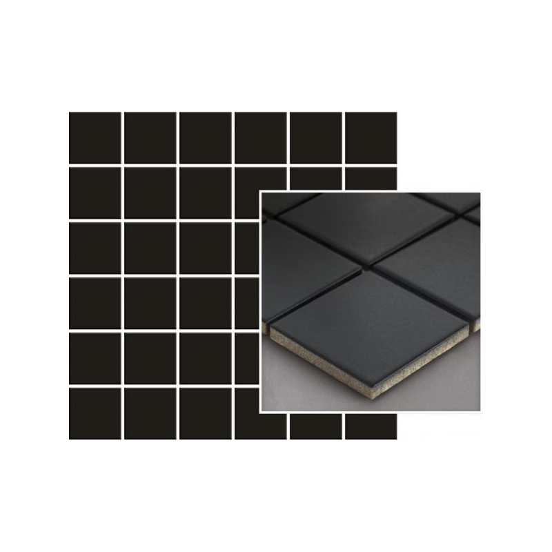 ALBIR NERO MOZAIKA PRASOWANA K.4,8X4,8 29,8X29,8 GAT.1 (P.50427)