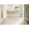 odpływ punktowy 100/100, ruszt ozdobny/do wyłożenia płytkami Stal Szlachetna Szczotkowana RainDrain Point HANSGROHE 56247800