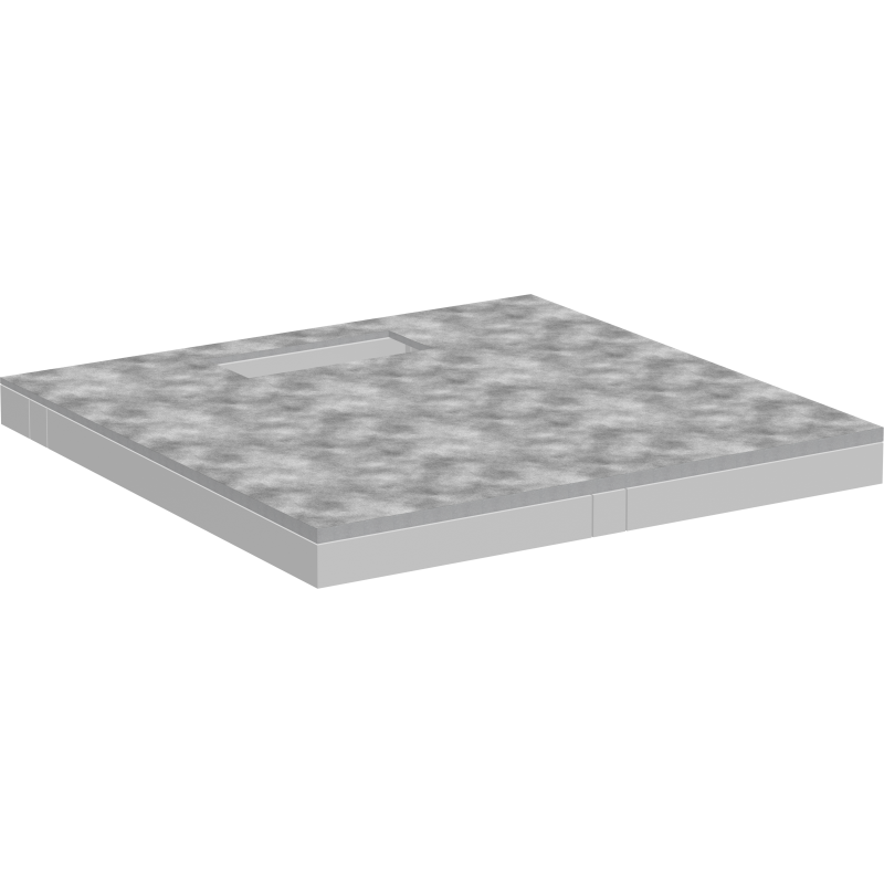 Brodzik podpłytkowy 1000/1000 z zestawem instalacyjnym RainDrain Board HANSGROHE 56256000