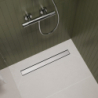 odpływ liniowy 800, ruszt ozdobny/do wyłożenia płytkami, standard/niski Stal Szlachetna brushed RainDrain Go HANSGROHE 56273800