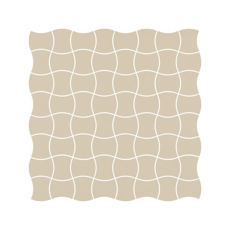 MODERNIZM BIANCO MOZAIKA PRASOWANA K.3,6X4,4  30,86X30,86 GAT.1 (P.50463)