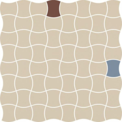 MODERNIZM BIANCO MOZAIKA PRASOWANA K.3,6X4,4 MIX A 30,86X30,86 GAT.1 (P.50465)