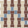 MODERNIZM BIANCO MOZAIKA PRASOWANA K.3,6X4,4 MIX B 30,86X30,86 GAT.1 (P.50467)