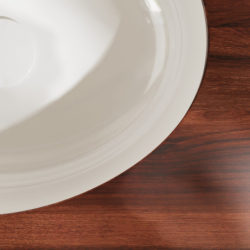 Umywalka podblatowa 450/350 bez otworu na baterię, z przelewem Biały Xuniva D HANSGROHE 60152450