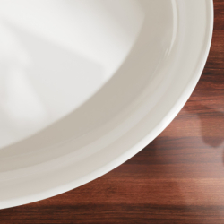 Umywalka nablatowa 600/450 z otworem na baterię, z przelewem Biały Xuniva D HANSGROHE 60170450