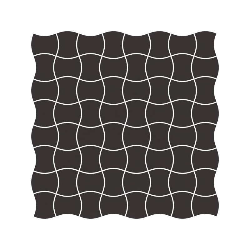 MODERNIZM NERO MOZAIKA PRASOWANA K.3,6X4,4  30,86X30,86 GAT.1 (P.50483)