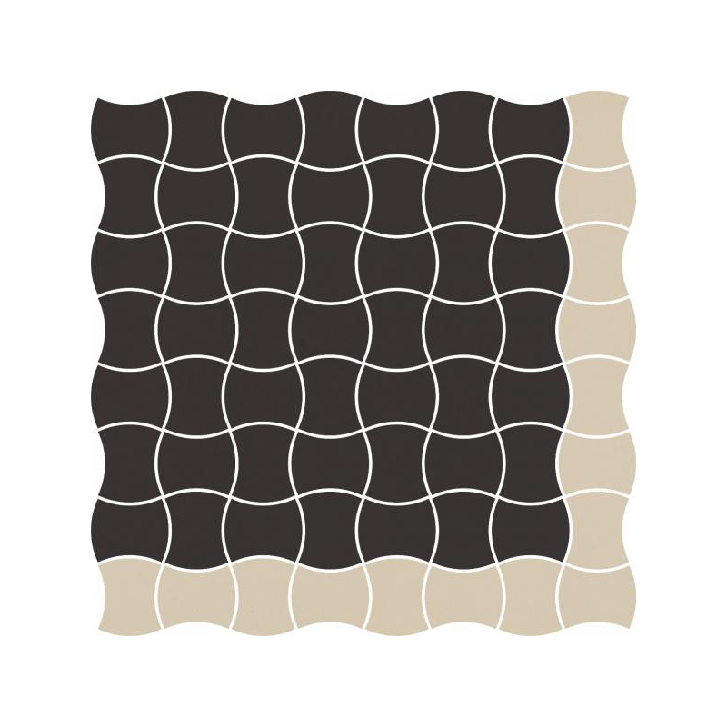 MODERNIZM NERO MOZAIKA PRASOWANA K.3,6X4,4 MIX A 30,86X30,86 GAT.1 (P.50485)