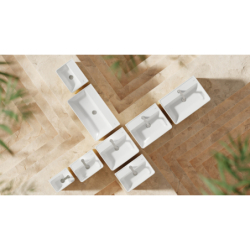 Półpostument do umywalki Biały Xanuia Q HANSGROHE 60175450