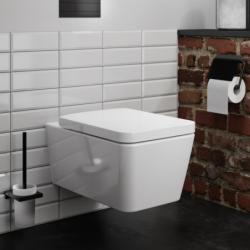 Miska wisząca WC 540, bezkołnierzowa AquaFall Flush Biały EluPura Q HANSGROHE 60194450