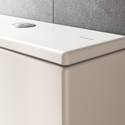 Kompakt WC 640, przyścienna, odpływ poziomy/pionowy, AquaChannel Flush, z deską Biały EluPura Original Q HANSGROHE 60206450