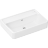 Umywalka wisząca Compact 550/370 bez otworu na baterię, z przelewem Biały Xanuia Q HANSGROHE 60210450