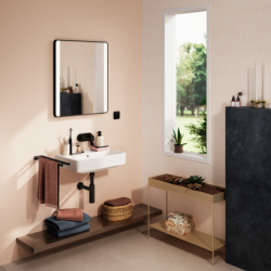 Umywalka wisząca Compact 550/370 bez otworu na baterię, z przelewem Biały Xanuia Q HANSGROHE 60210450