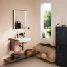 Umywalka wisząca Compact 550/370 bez otworu na baterię, z przelewem Biały Xanuia Q HANSGROHE 60210450