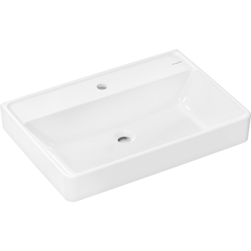 Umywalka wisząca 700/480 z otworem na baterię, bez przelewu Biały Xanuia Q HANSGROHE 60223450