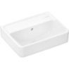 Mała umywalka wisząca 450/340 bez otworu na baterię, z przelewem Biały Xanuia Q HANSGROHE 60229450